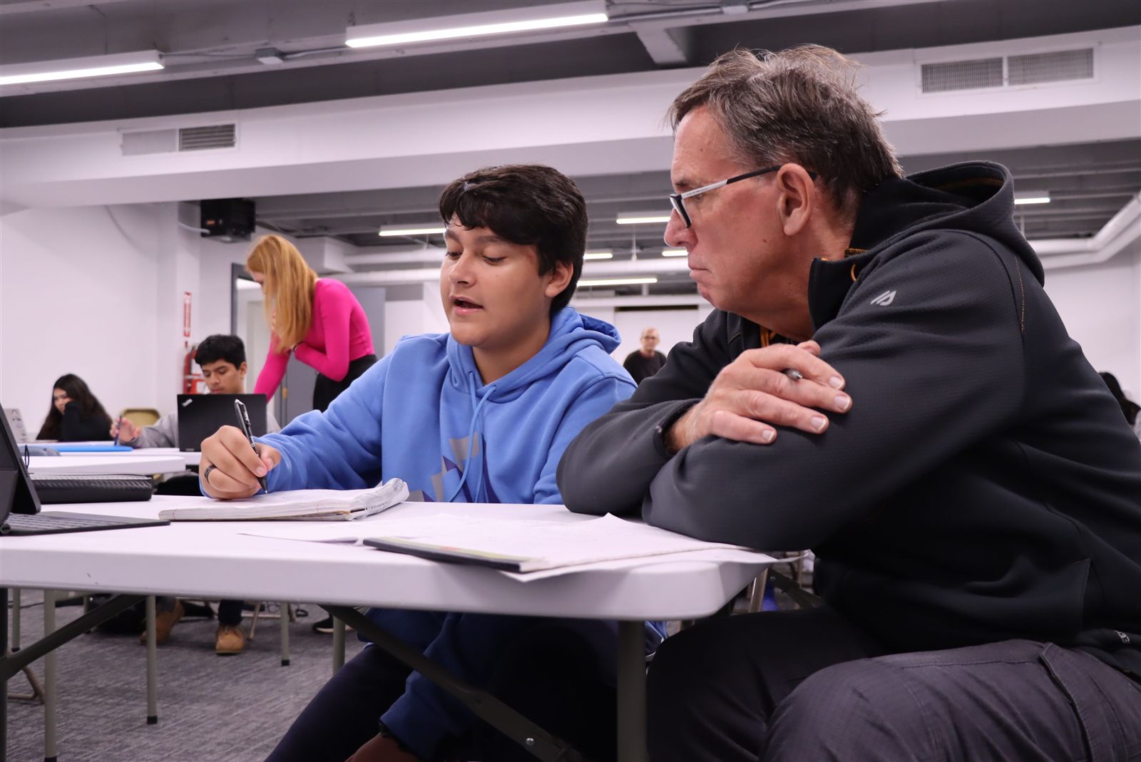 An early HighSight tutoring session in Chicago